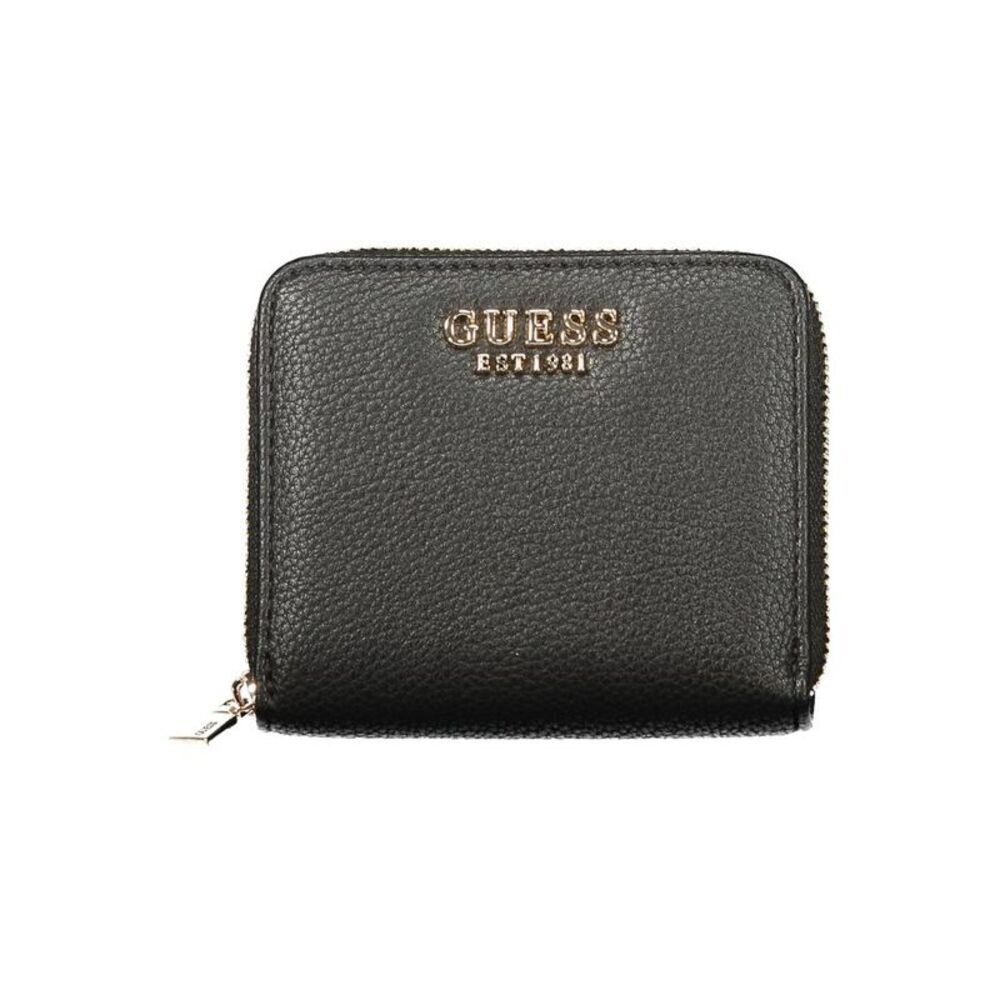 Guess Jeans Black Polyurethane Women's Women's Wallet